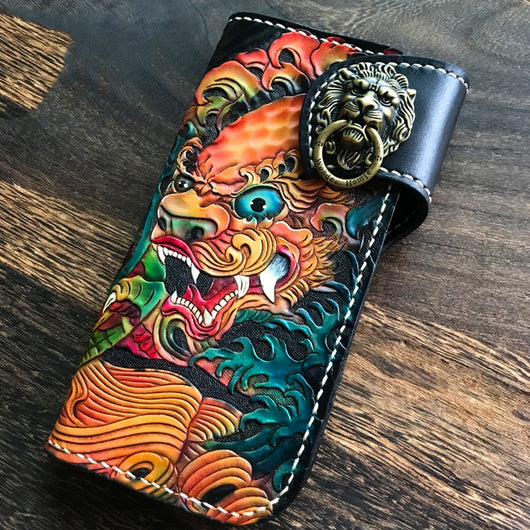 Billetera Artesanal de Cuero Genuino - Cartera Vintage Hecha a Mano - Image 12