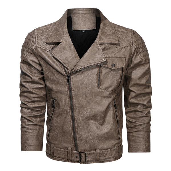 Chaqueta de Cuero PU para Motociclista - Estilo Racing Profesional