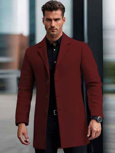 Abrigo Slim Fit con Solapa Europea - Corte Moderno y Elegante - Image 11