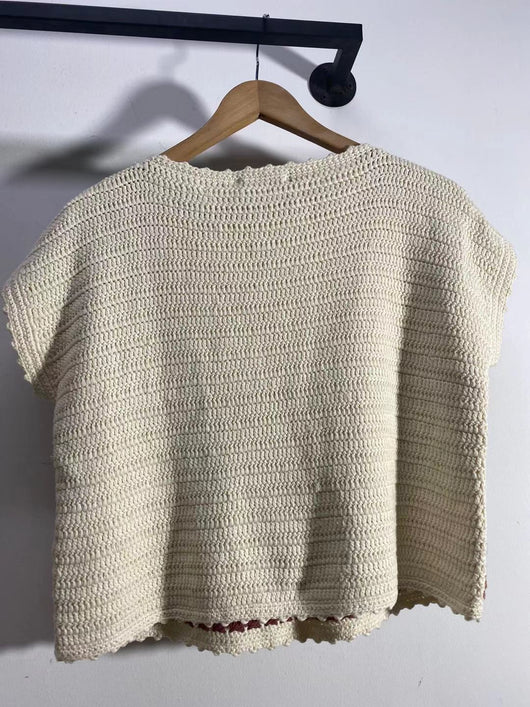 Chaleco Tejido de Algodón con Hilo Fantasía - Estilo Industrial Moderno - Image 16