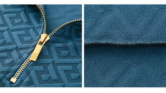 Camisa Casual con Cuello de Solapa y Cierre de Cremallera para Hombre - Image 16
