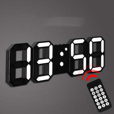 Reloj de Pared LED 3D con Control Remoto - Diseño Moderno Colgante y de Pie - Image 13