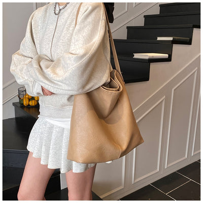 Bolso Tote de Hombro Leisure con Gran Capacidad y Textura - Image 15
