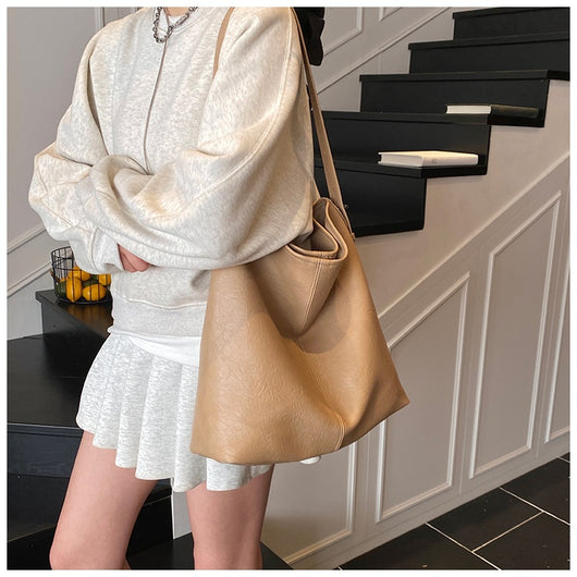 Bolso Tote de Hombro Leisure con Gran Capacidad y Textura - Image 15