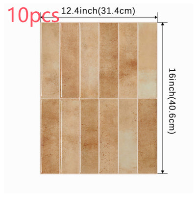 Adhesivo de Pared 3D Estéreo Resistente al Agua y Calor - Papel Tapiz Autoadhesivo para Cocina y Baño - Image 19