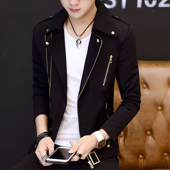 Chaqueta Casual Hombre Estilo Coreano Primavera Otoño