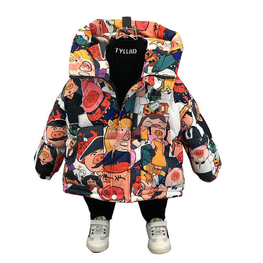 Abrigo Acolchado de Algodón para Niños - Largo Medio - Image 11