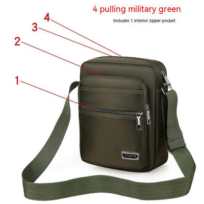 Bolso Bandolera Impermeable de Gran Capacidad con Múltiples Compartimentos - Image 4