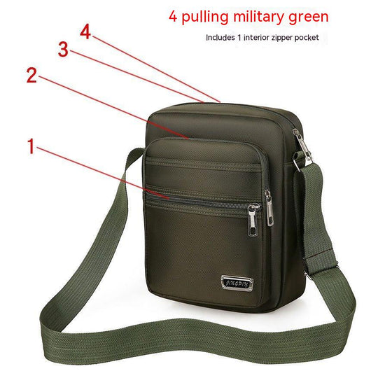 Bolso Bandolera Impermeable de Gran Capacidad con Múltiples Compartimentos - Image 4