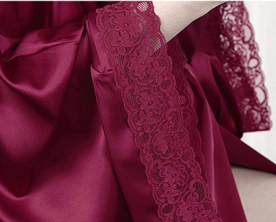 Camisón Elegante de Encaje Escote V para Mujer - Image 12