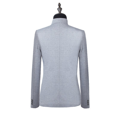 Abrigo Casual Slim Fit de Color Liso para Hombre - Image 7