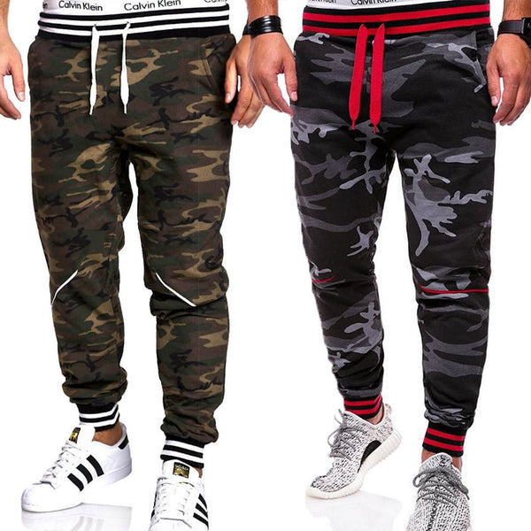 Pantalones de Chándal Camuflaje Talla Grande Estilo Europeo