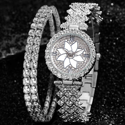 Reloj Pulsera Diamante Temperamento Moda Estrella - Set de Regalo Creativo para Mujer - Image 11