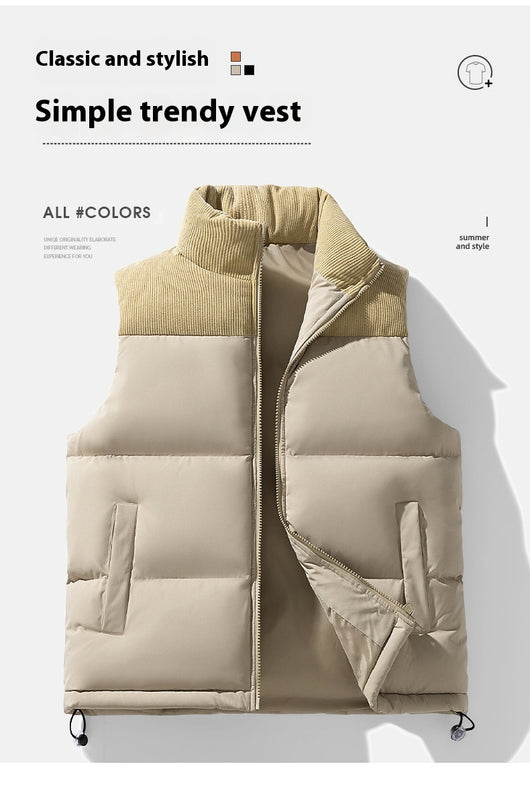 Chaleco Moderno para Hombre con Bloques de Color - Image 10