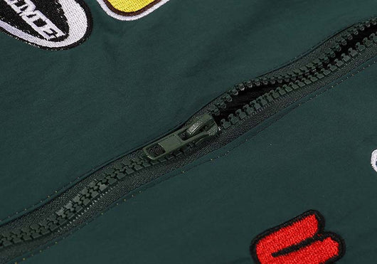 Chaqueta Motociclista Casual Suelta con Cuello Mao para Hombre - Image 18