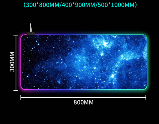 Mousepad RGB Cielo Estrellado Oversized Luminoso Antideslizante - Image 5