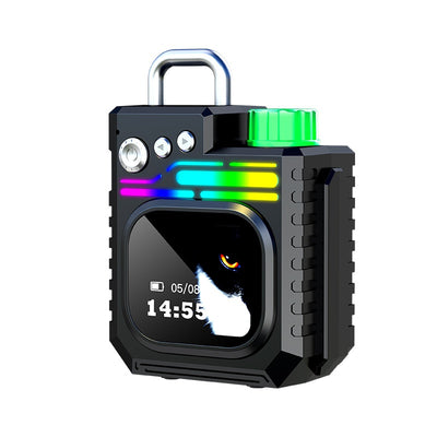 Altavoz Inteligente Portátil con Subwoofer, Pantalla a Color y Reloj Climático - Image 5