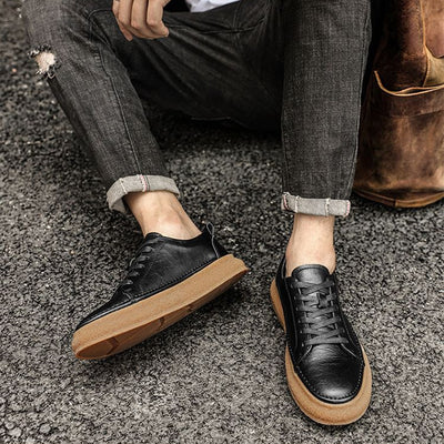 Zapatos de Cuero Británico Transpirables - Estilo Casual y Versátil - Image 16