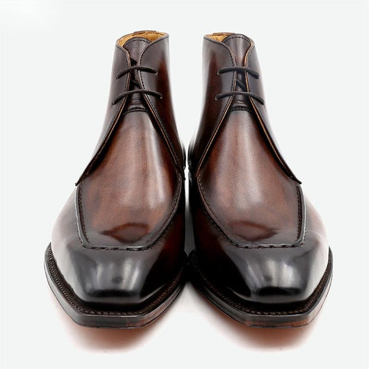 Botas de Cuero Artesanales para Hombre con Suela de Piel Vacuna - Image 3