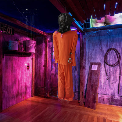 Decoración de Halloween Atmósfera de Terror Celda de Condenado - Image 9
