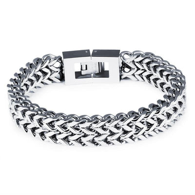 Pulsera de Acero Titanio para Hombre con Escamas de Pez - Image 7
