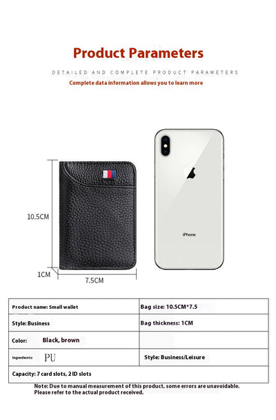 Cartera Ejecutiva de Cuero para Tarjetas Bancarias - Image 10