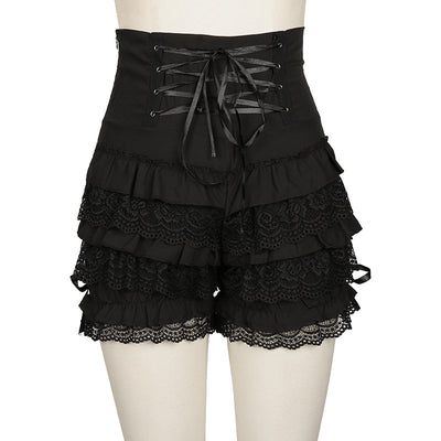 Shorts de Cintura Alta con Encaje Sexy - Image 5