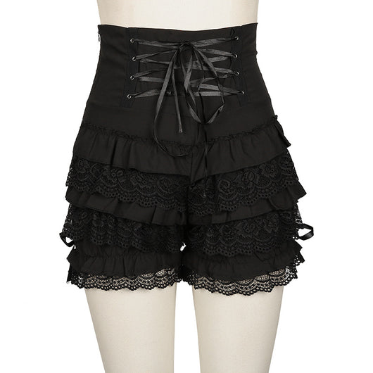 Shorts de Cintura Alta con Encaje Sexy - Image 5