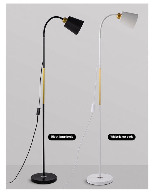 Lámpara de Pie Nórdica para Sala con Protección Visual - Image 18