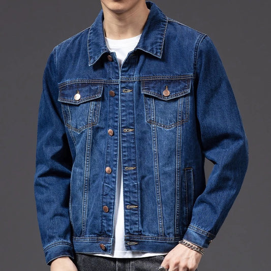 Chaqueta Denim Slim Fit para Hombre - Estilo Urbano Moderno - Image 2