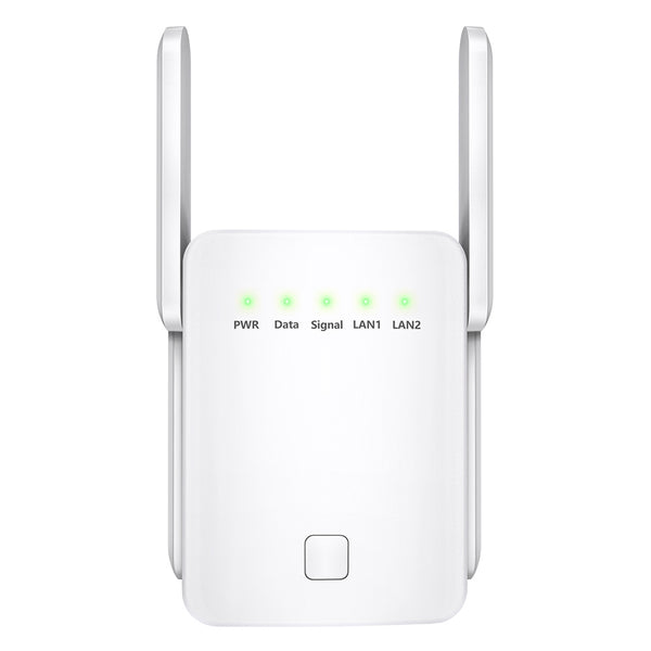 Repetidor WiFi de Doble Banda 1200Mbps - Amplificador de Señal 5G de Largo Alcance
