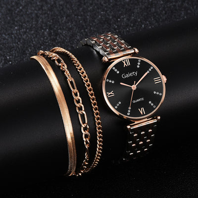 Reloj de Cuarzo Elegante para Mujer con Diamantes y Diseño de Moda - Image 5
