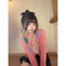 Cardigan Tejido Estilo Occidental Diamante Retro con Textura Encerada