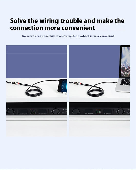 Cable de Audio 3.5mm con Conectores Giratorios Doble Lotus - Image 11