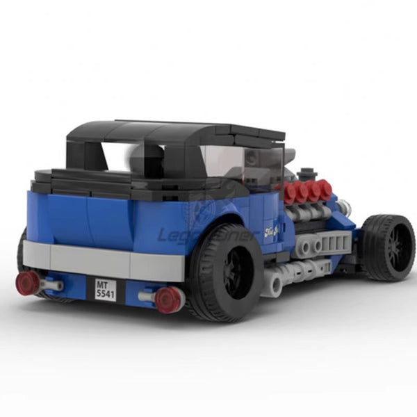 Auto Modificado - Puzzle de Bloques de Construcción para Armar