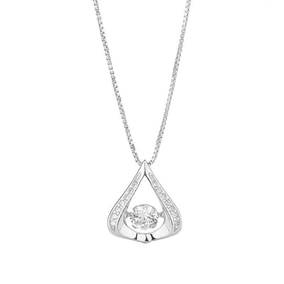 Collar Inteligente Plata 925 Gota Cadena Clavícula - Image 8