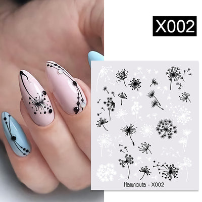 Stickers de Uñas Mariposas, Flores y Hojas - Diseños Artísticos - Image 7