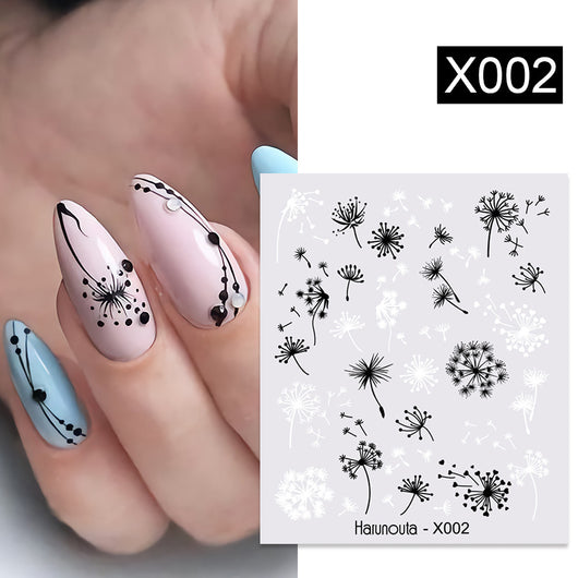 Stickers de Uñas Mariposas, Flores y Hojas - Diseños Artísticos - Image 7