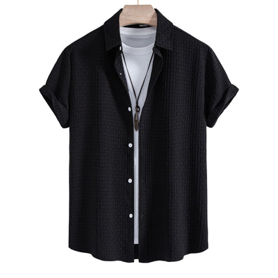 Conjunto de Playa para Hombre: Camisa Floral Manga Corta y Shorts - Image 11