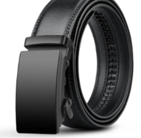 Cinturón de Cuero para Hombre con Hebilla Automática Estilo Coreano - Image 15