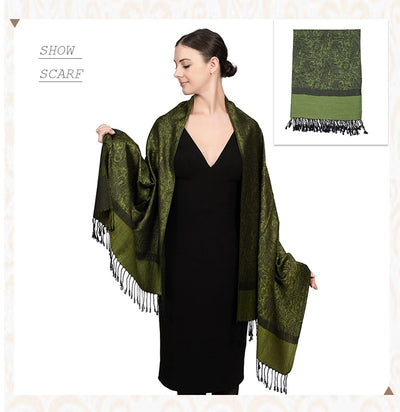 Elegante Chal Ligero de Lujo - Envolvente de Imitación Cashmere para Mujer - Image 80