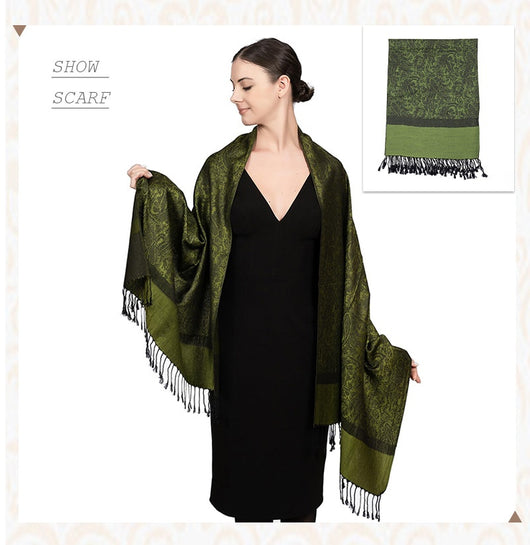 Elegante Chal Ligero de Lujo - Envolvente de Imitación Cashmere para Mujer - Image 80
