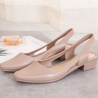 Zapato Casual de Tacón Cuña Medio con Punta Única - Image 5