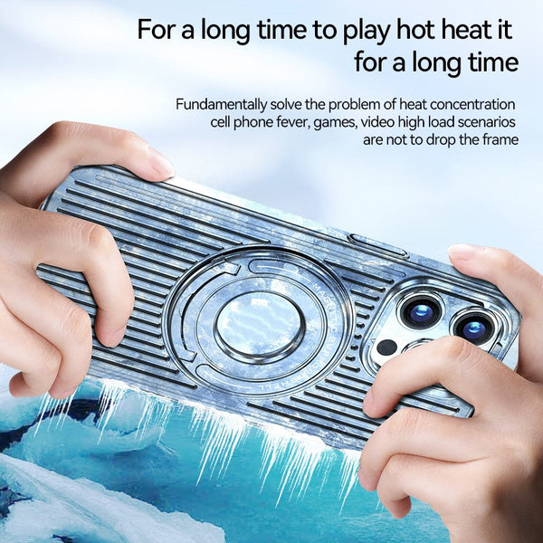 Funda Protectora con Soporte Magnético Invisible y Varilla Extensible