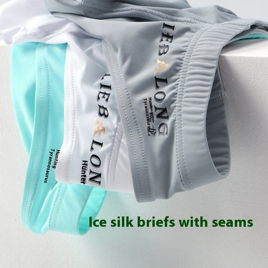 Calzoncillos Brief de Seda de Hielo para Hombre - Ropa Interior Sexy de Cintura Baja - Image 28