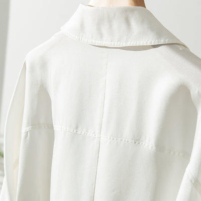 Gabardina Larga para Mujer con Cintura de Seda - Image 24