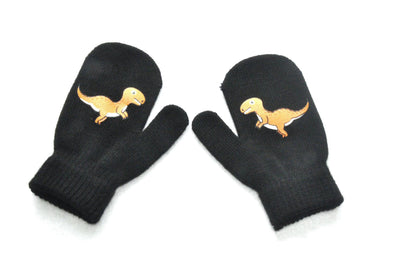 Guantes Tejidos Gruesos Para Niños Con Forro Cálido Y Diseño Animado - Image 9