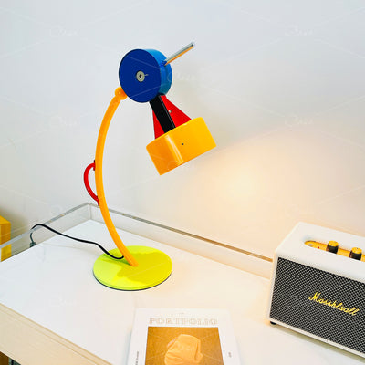 Lámpara de Mesa Moderna Geométrica Colorida para Dormitorio - Image 4