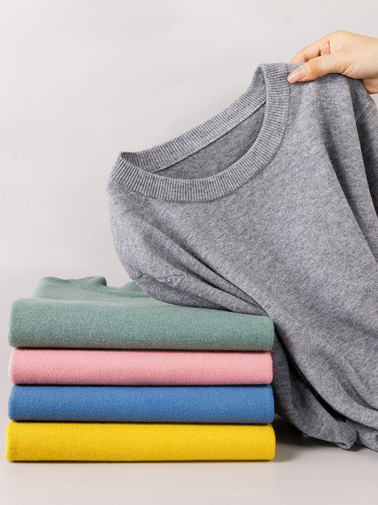 Suéter Holgado Oversized Cuello Redondo para Hombre - Image 3