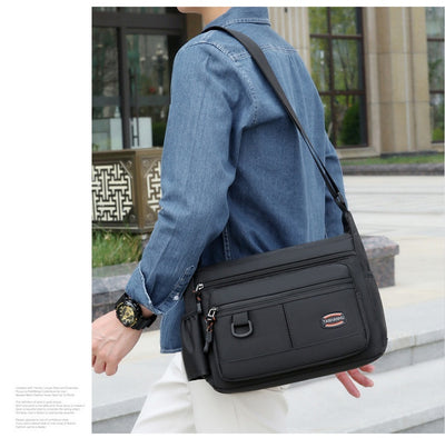 Bolsa Mensajera Casual de Gran Capacidad para Hombre - Image 19